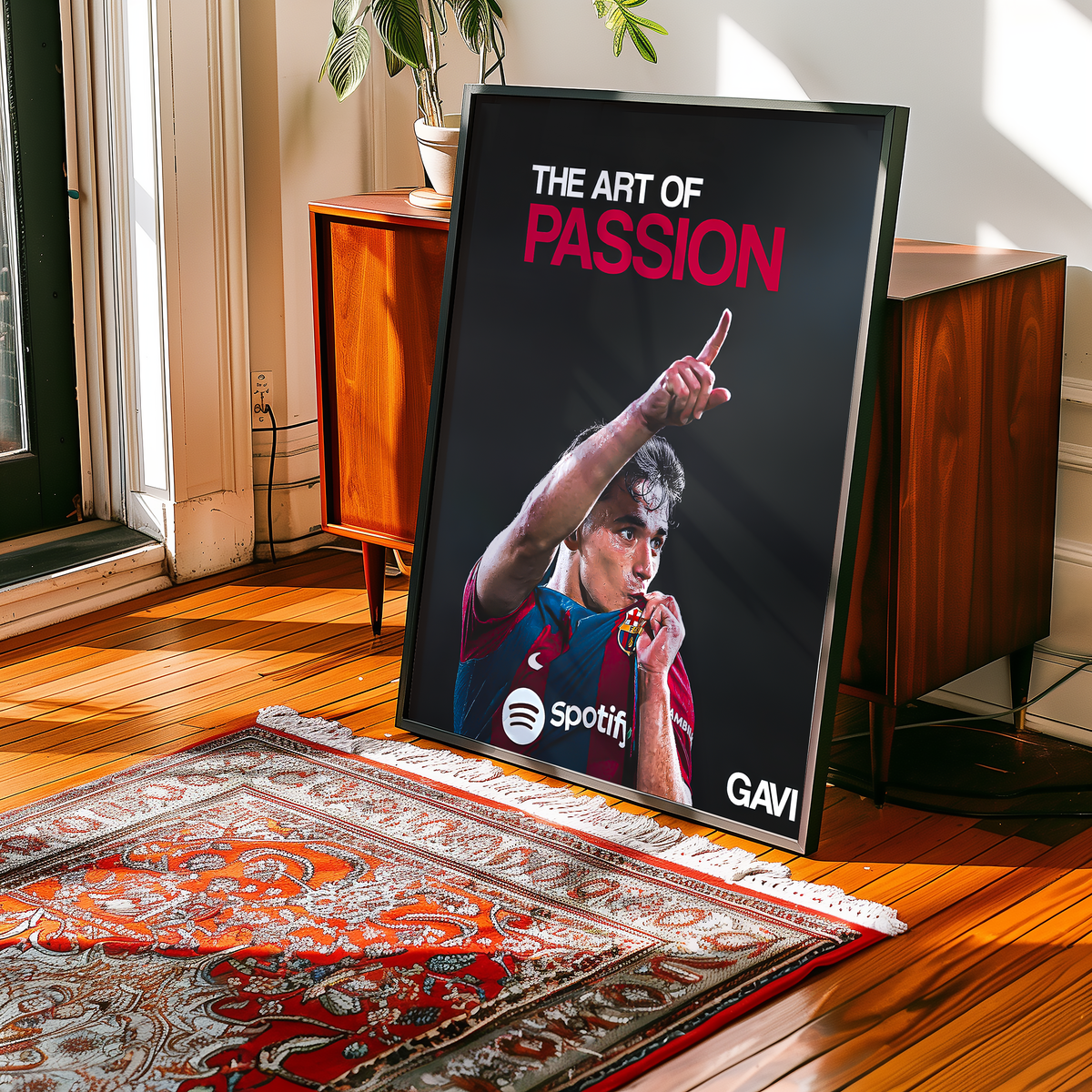 Poster „Der Auserwählte“ von Lionel Messi