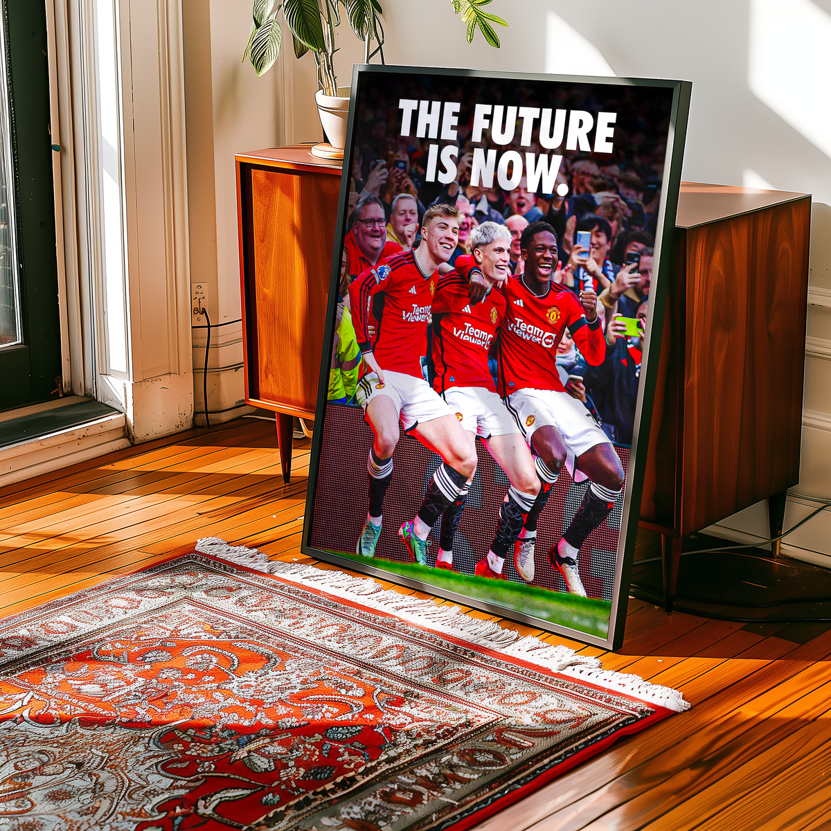 Hojlund, Garnacho & Mainoo 'The Future' Poster