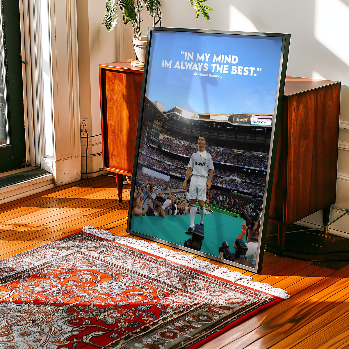Cristiano Ronaldo „Immer der Beste“-Poster