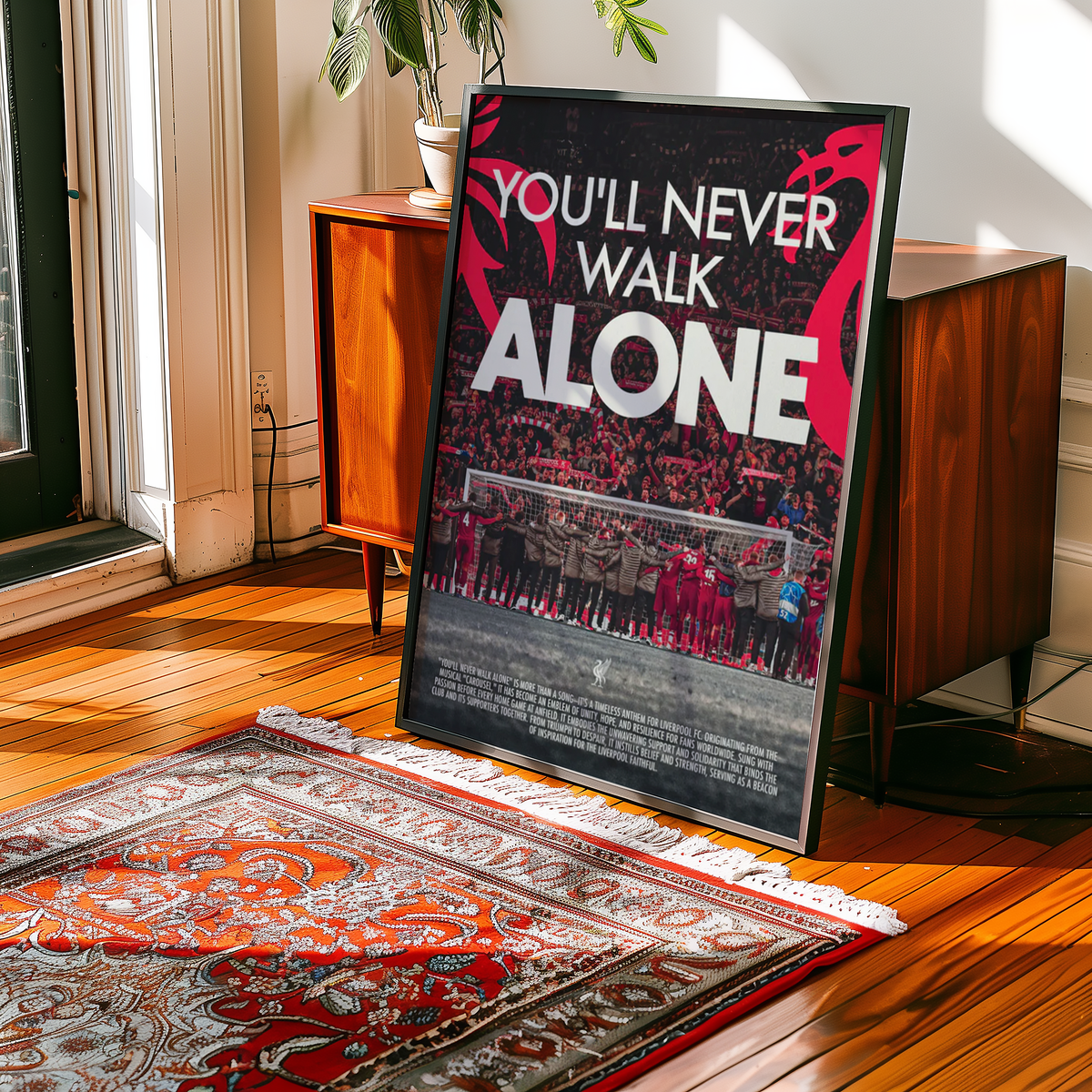 Liverpool 'You'll Never Walk Alone' Poster