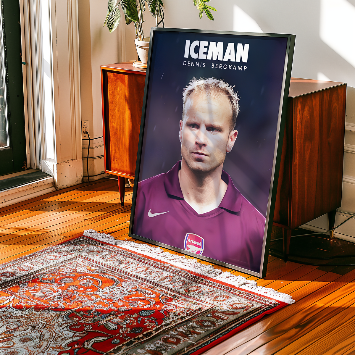 Dennis Bergkamp 'ICEMAN' Poster