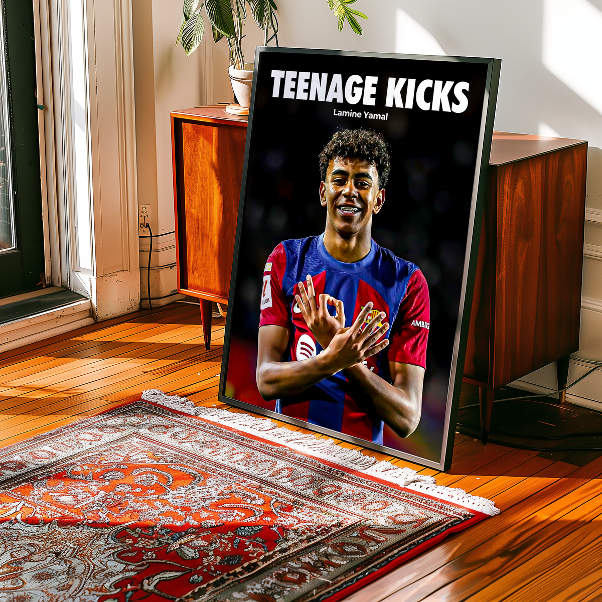 Lamine Yamal 'Teenage Kicks' Poster