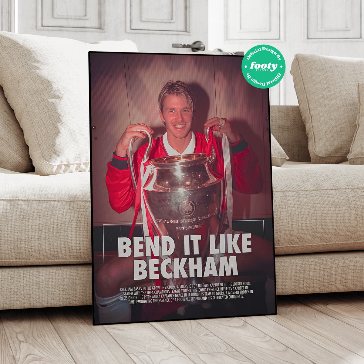 Mach es wie Beckham Poster