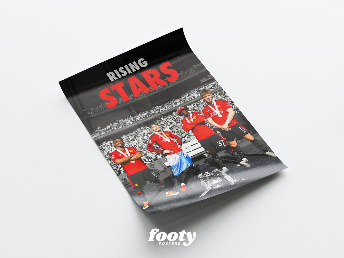 Manchester United 'Rising Stars' Poster