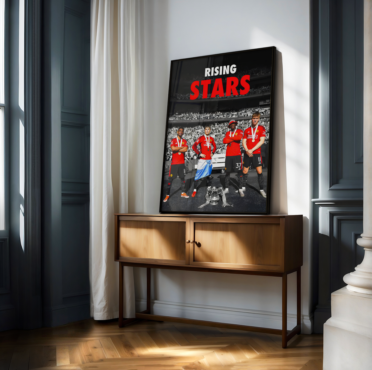 Manchester United 'Rising Stars' Poster