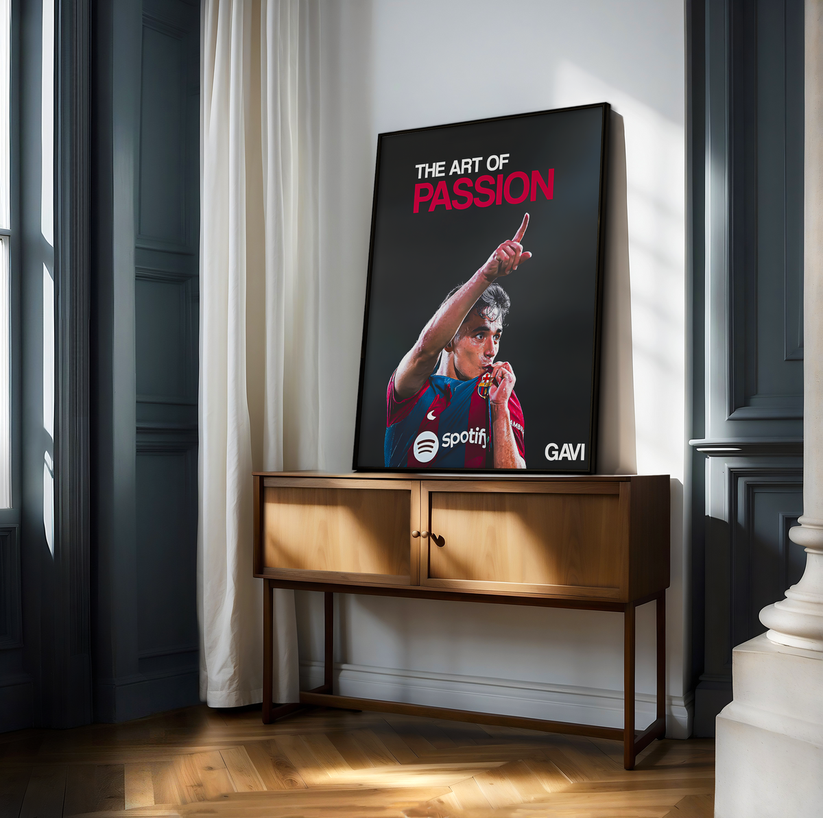Poster „Der Auserwählte“ von Lionel Messi