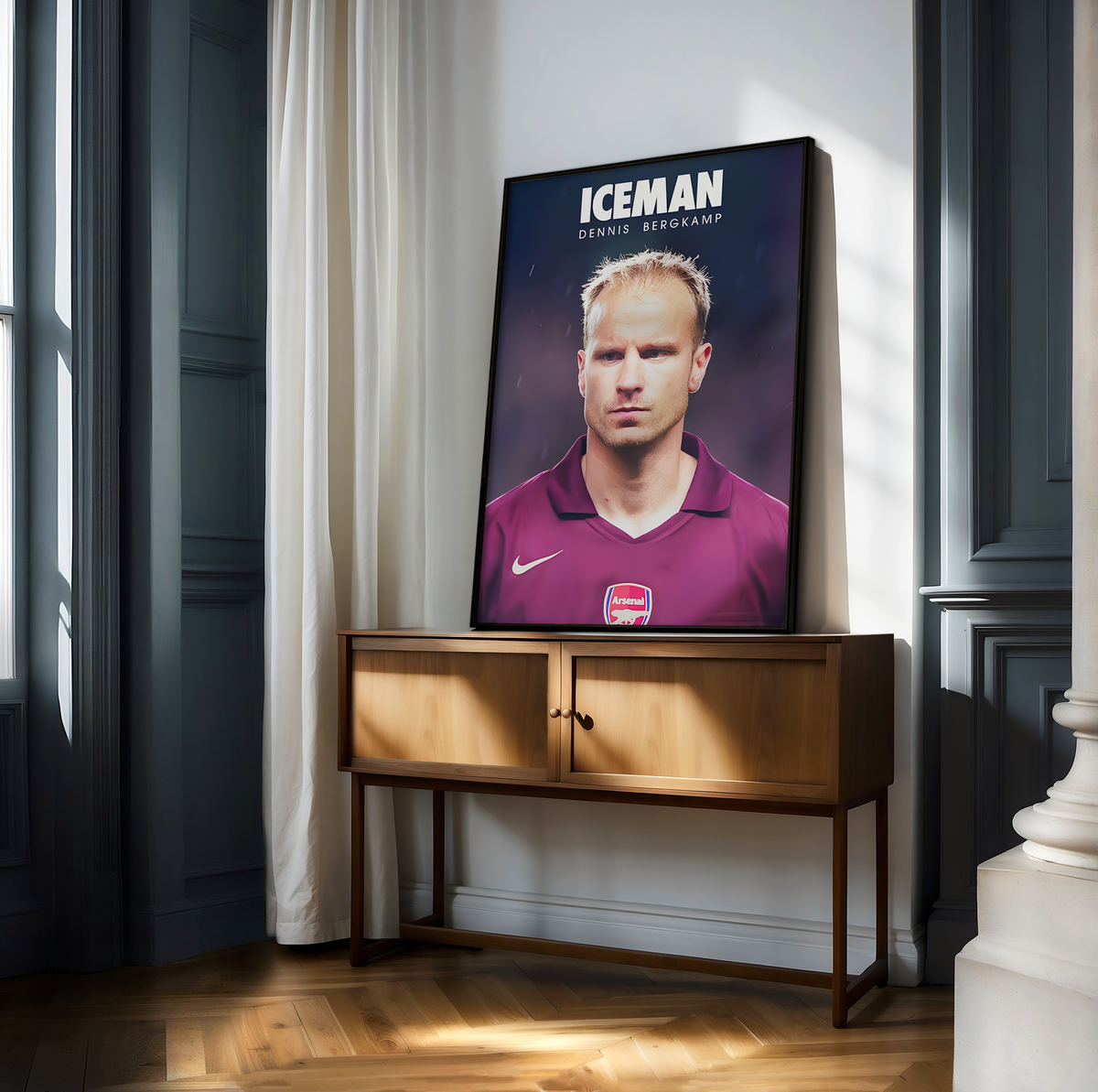 Dennis Bergkamp 'ICEMAN' Poster