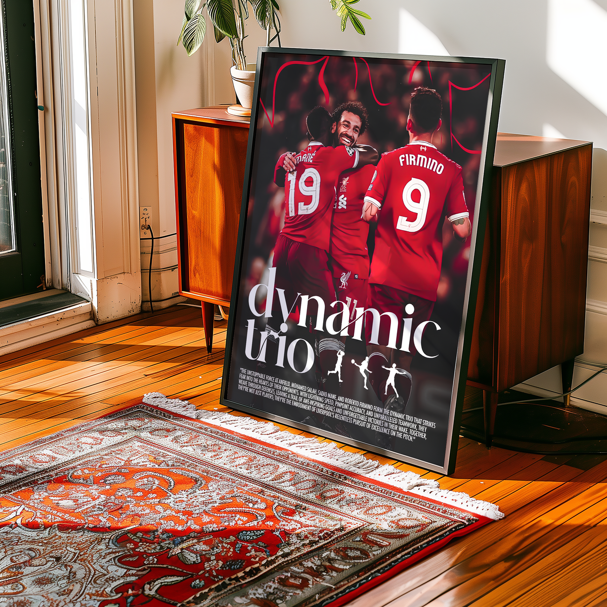 Mane, Salah & Firmino 'Dynamic Trio' Poster