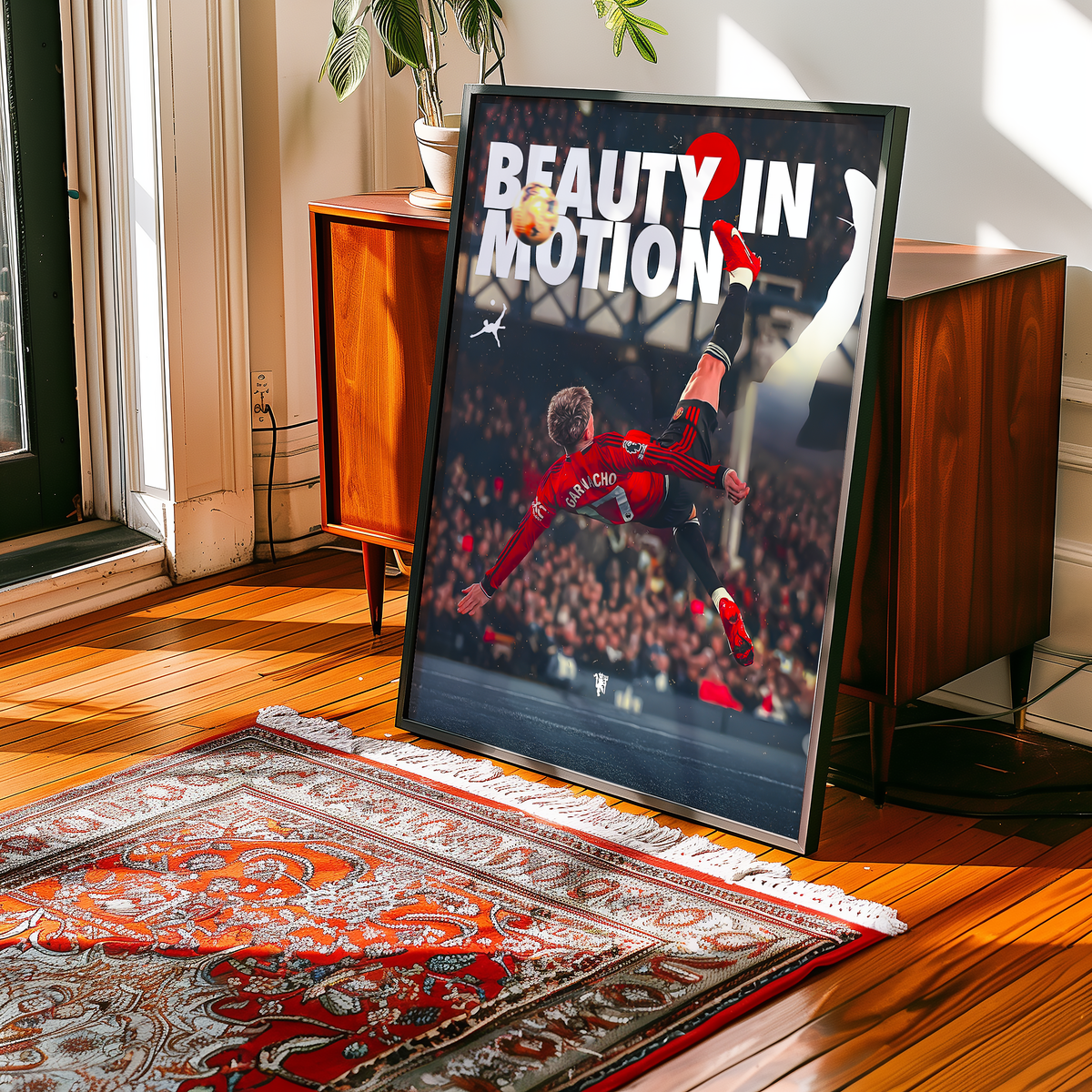 Garnacho 'Beauty In Motion' Poster