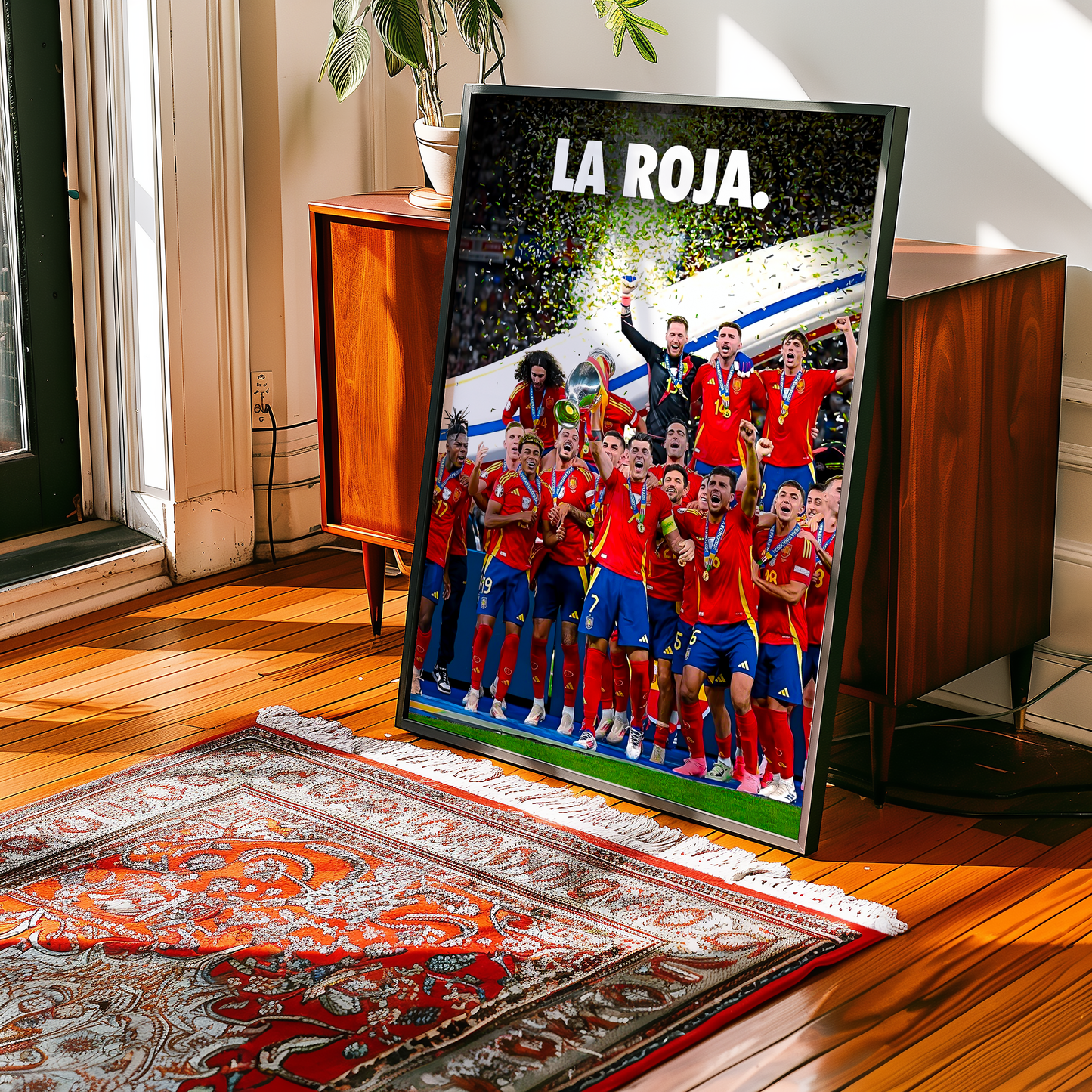 Spain Euros 24 'La Roja' Poster