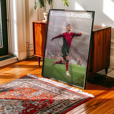 Cristiano Ronaldo Focus „Er hat es getan“-Poster