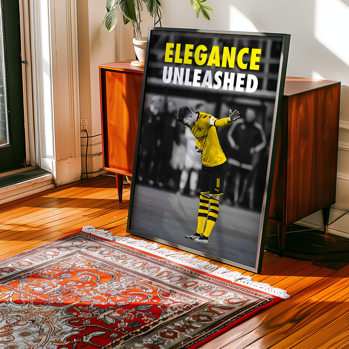 Marco Reus „Entfesselte Eleganz“-Poster