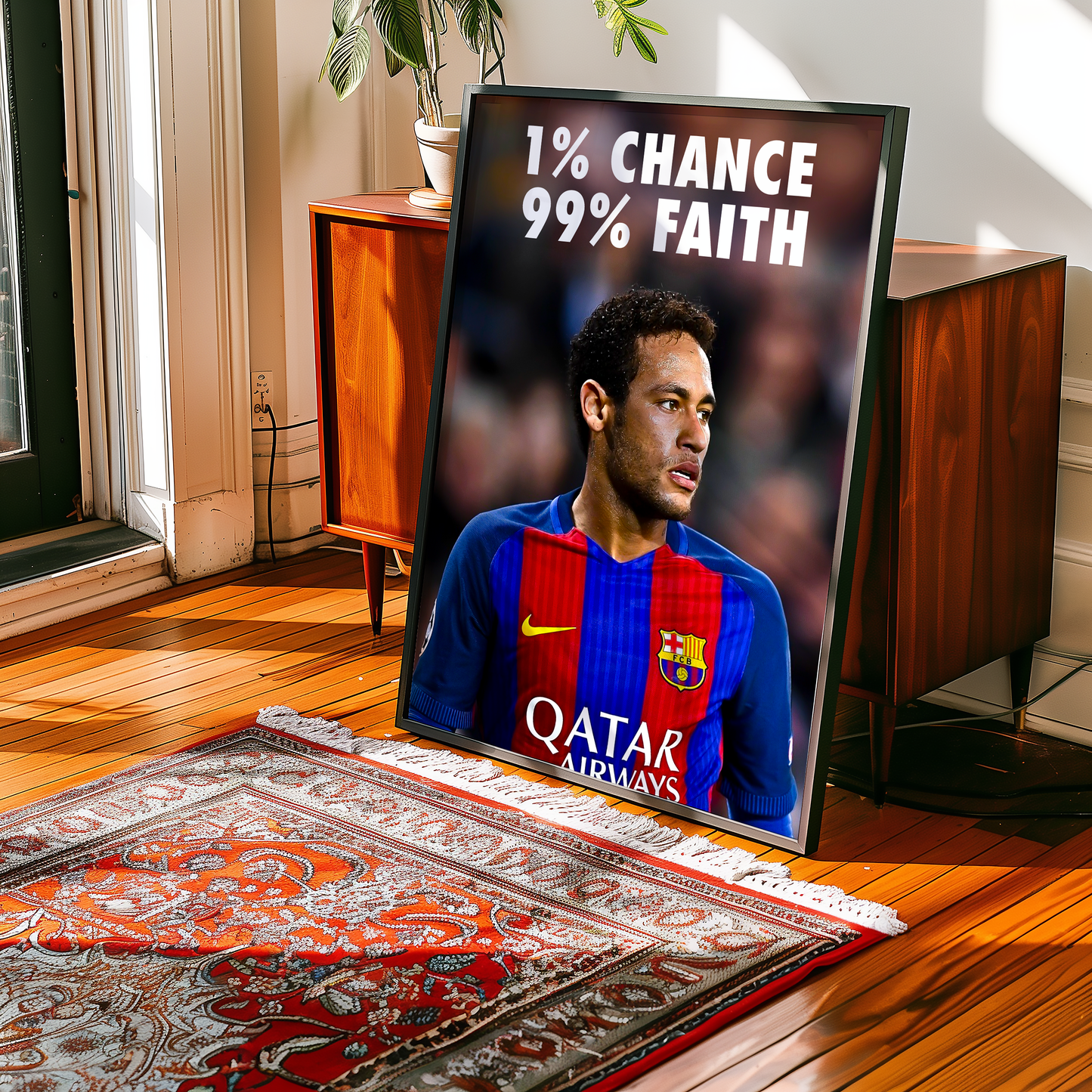 Neymar 'Faith' Poster