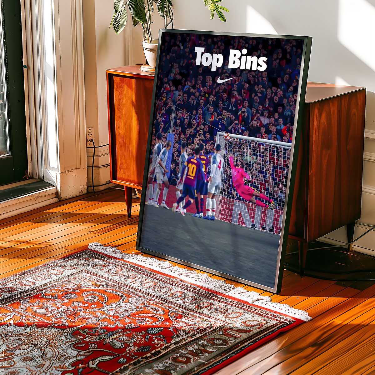 Lionel Messi 'Top Bins' Poster