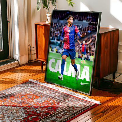 Lionel Messi WM 'GOAT' Poster
