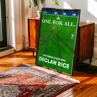 Declan Rice „Einer für alle“-Poster