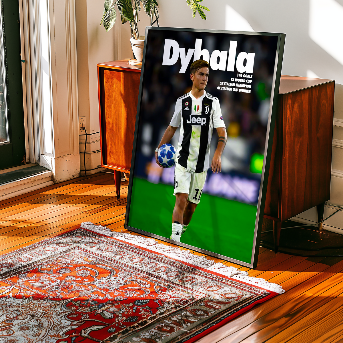 Dybala Stats Poster