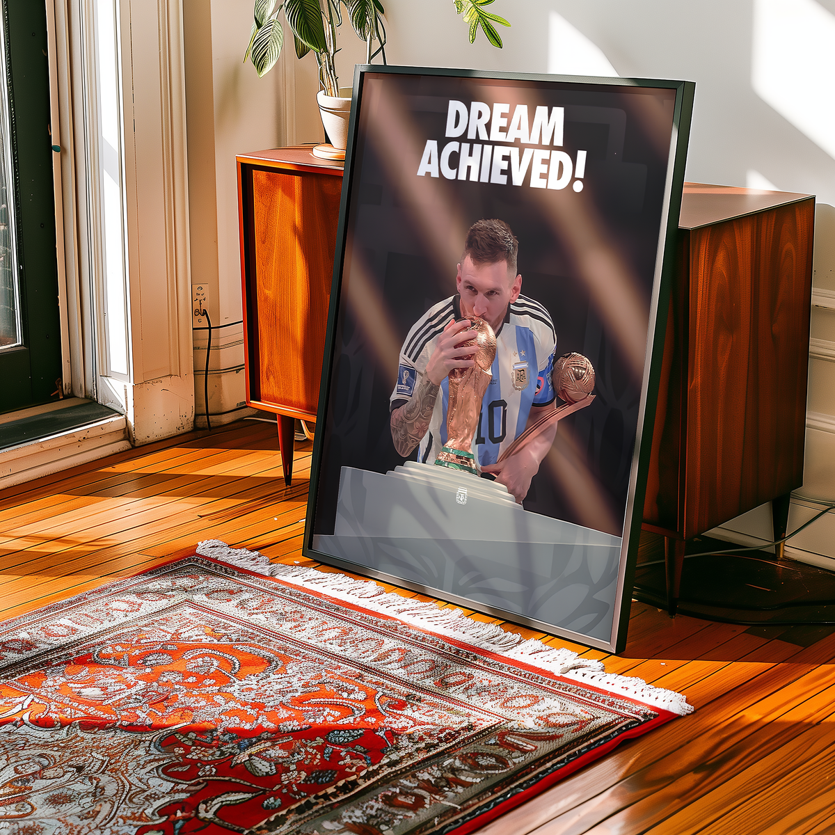 Lionel Messi 'Dream Achieved' Poster