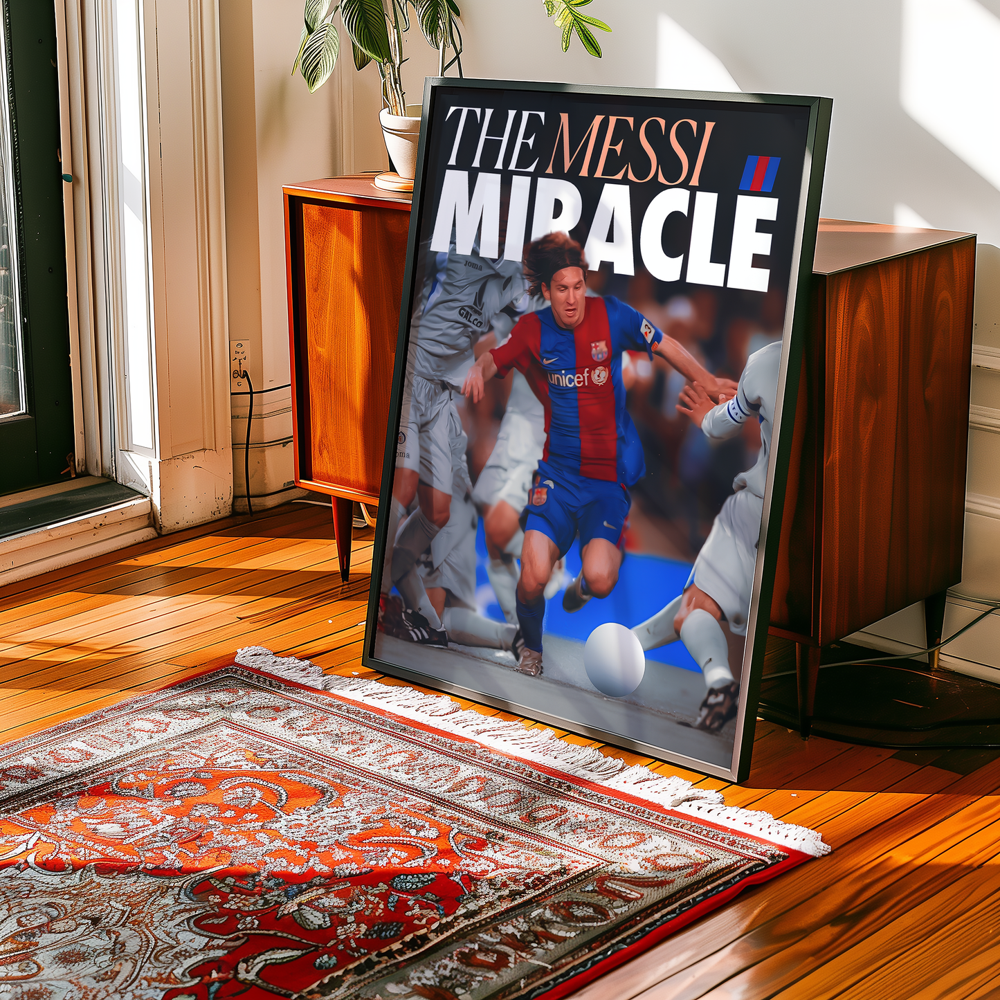 Poster „Der Auserwählte“ von Lionel Messi