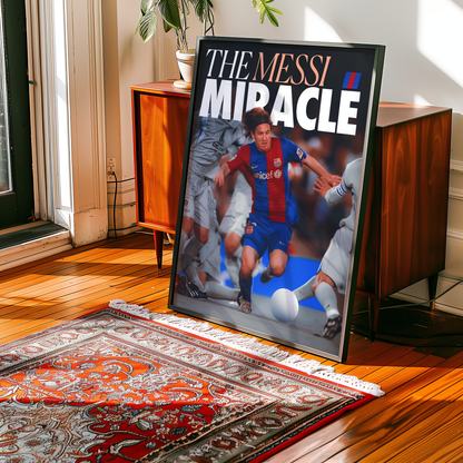 Poster „Der Auserwählte“ von Lionel Messi