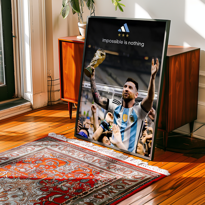 Lionel Messi World Cup 'Impossible' Poster