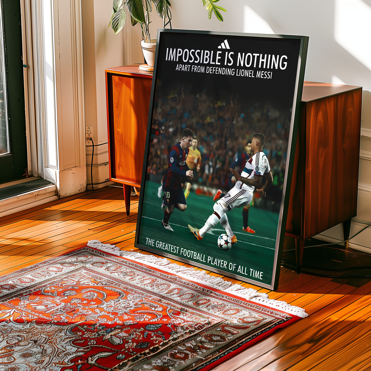 Messi 'Impossible Is Nothing' Poster