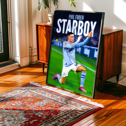 Phil Foden 'Starboy' Poster