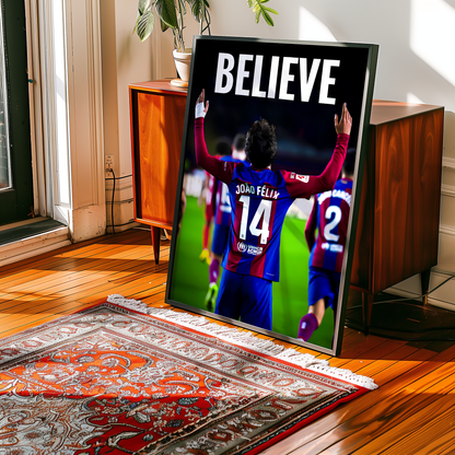 Poster „Der Auserwählte“ von Lionel Messi