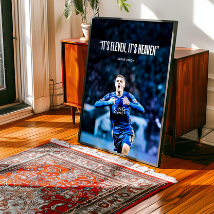 Jamie Vardy „Eleven Heaven“ Poster