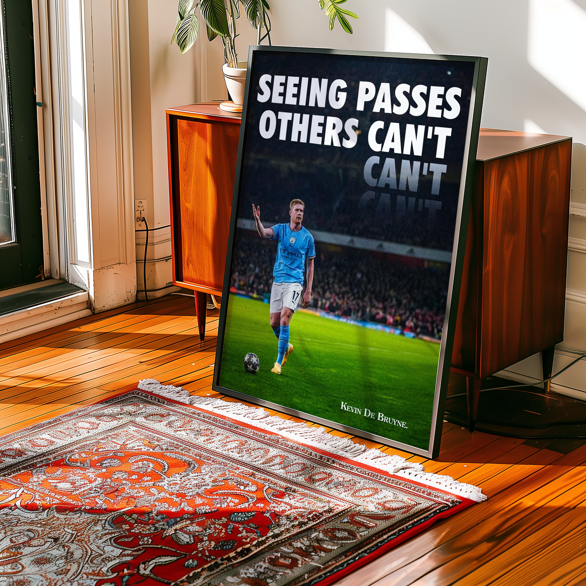 Kevin De Bruyne 'Seeing Passes' Poster