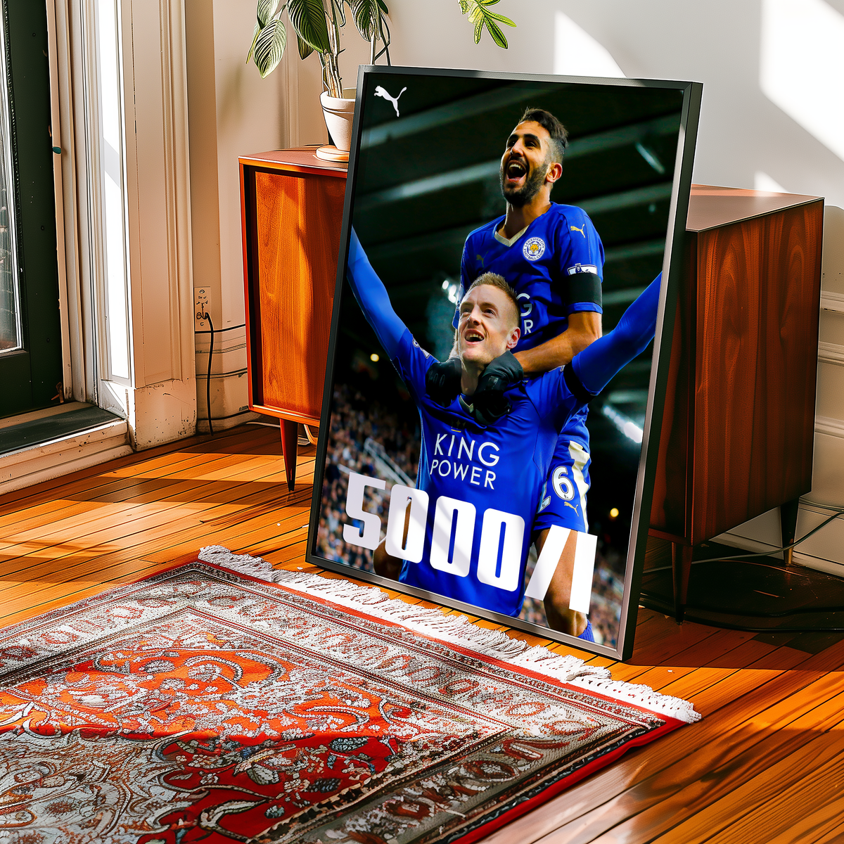 Leicester City '5000/1' Poster