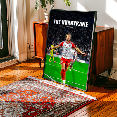 Harry Kane 'The Hurrykane' Poster