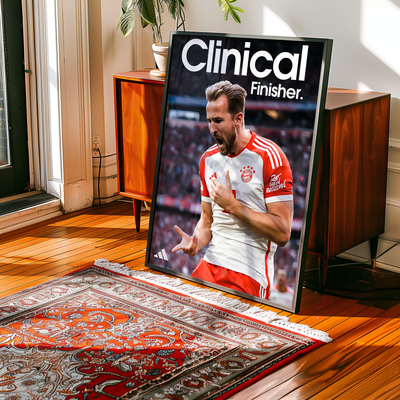 Harry Kane 'Clinical Finisher' Poster