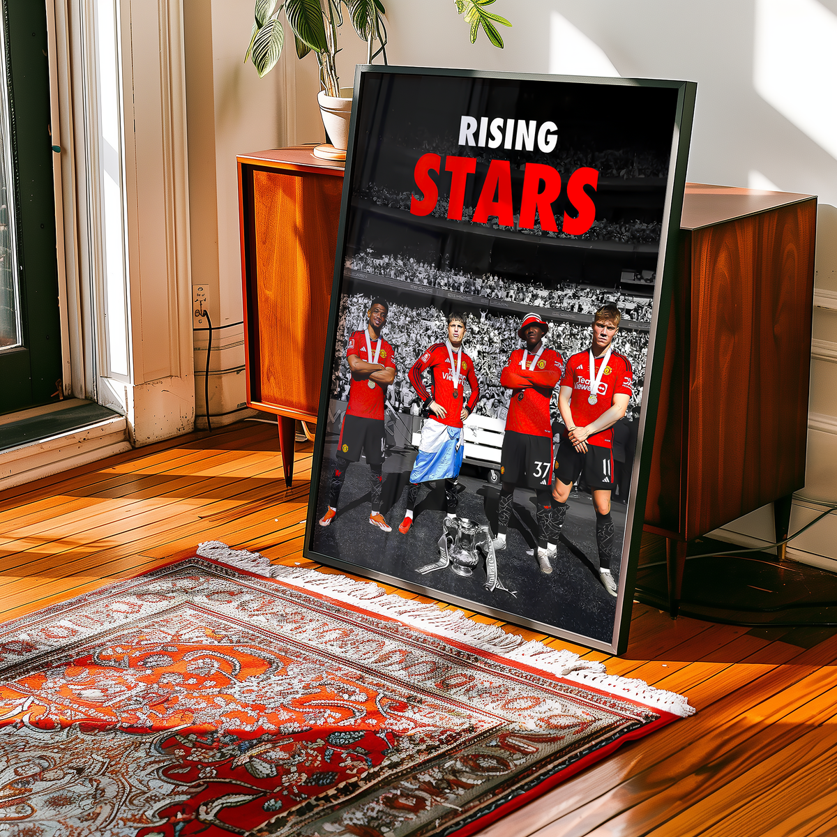 Manchester United 'Rising Stars' Poster