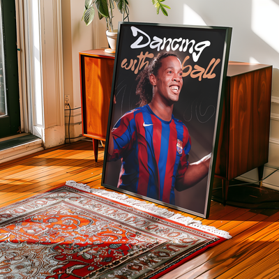Ronaldinho 'Dancing With The Ball' Poster