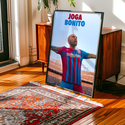 Dani Alvez 'Joga Bonito' Poster