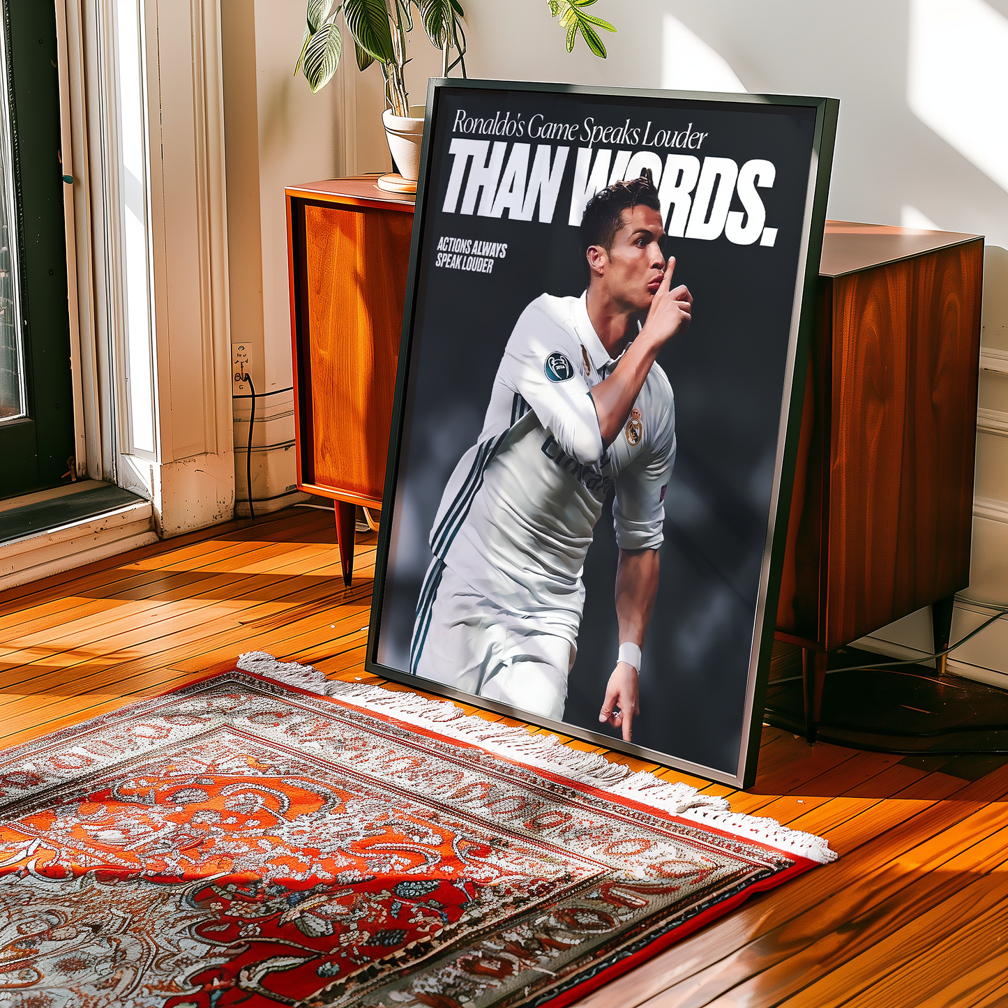 Cristiano Ronaldo „Immer der Beste“-Poster