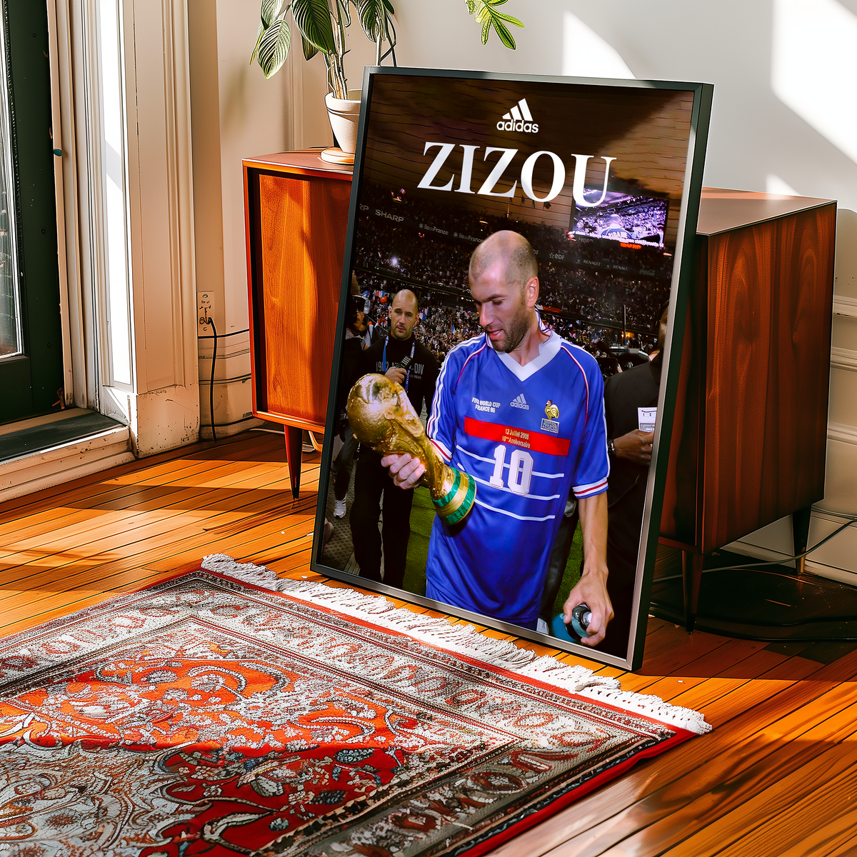 Zinedine Zidane 'Zizou World Cup' Poster
