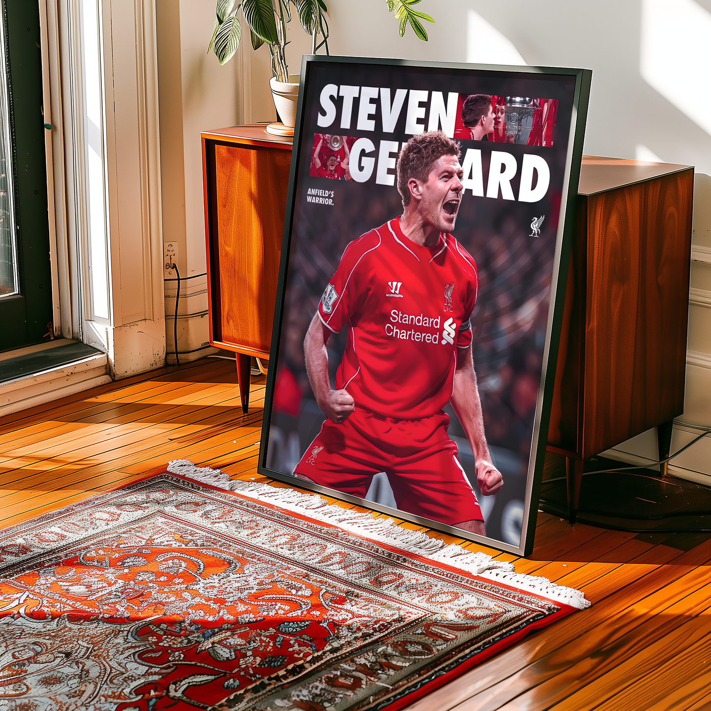 Steven Gerrard 'Anfields Warrior' Poster