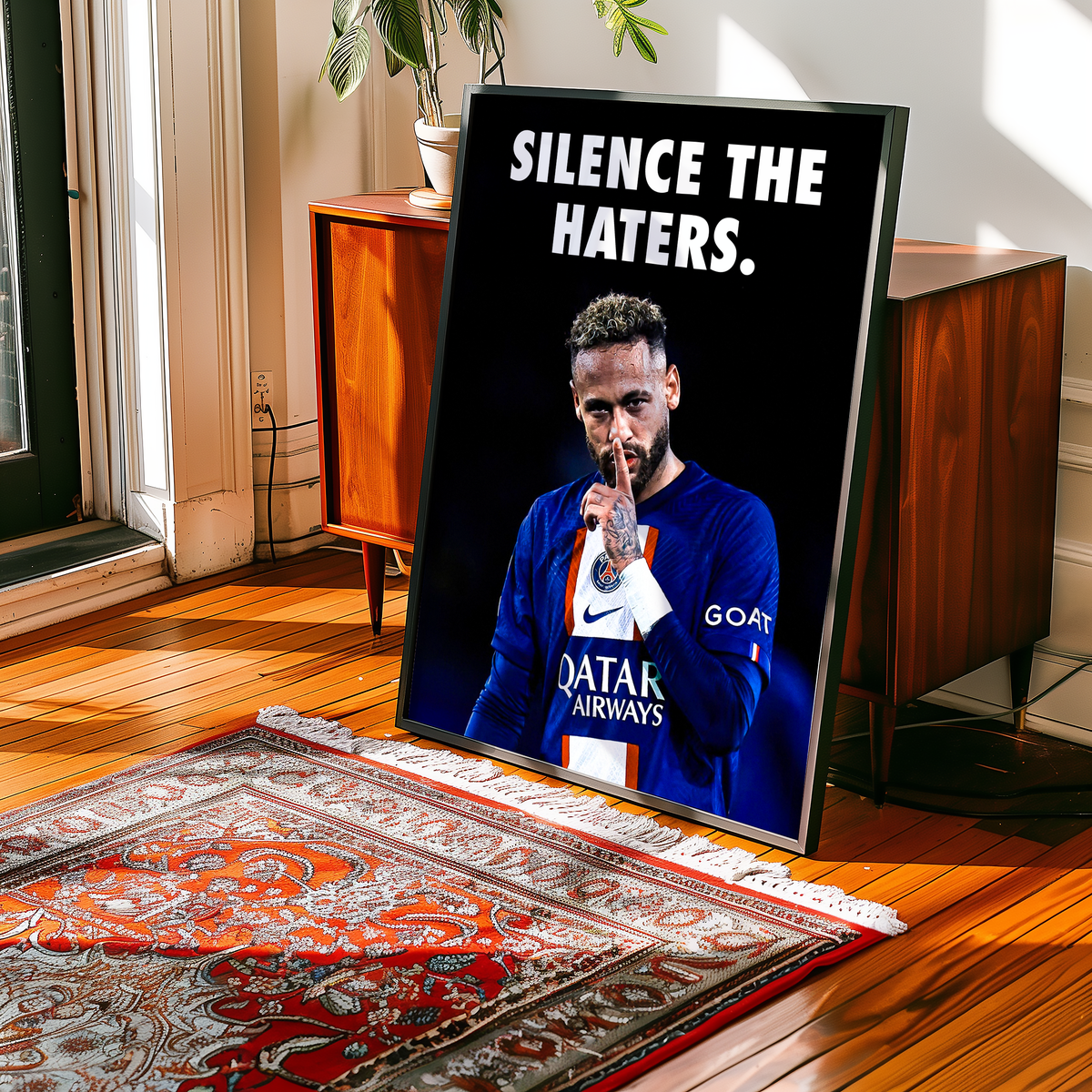 Neymar 'Silence The Haters' Poster