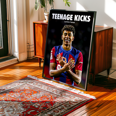 Lamine Yamal 'Teenage Kicks' Poster