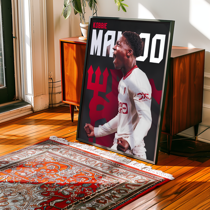 Højlund, Garnacho &amp; Mainoo „Zukunft“-Poster