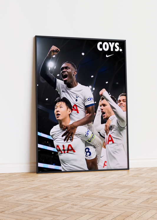 Tottenham Hotspur 'COYS' Poster