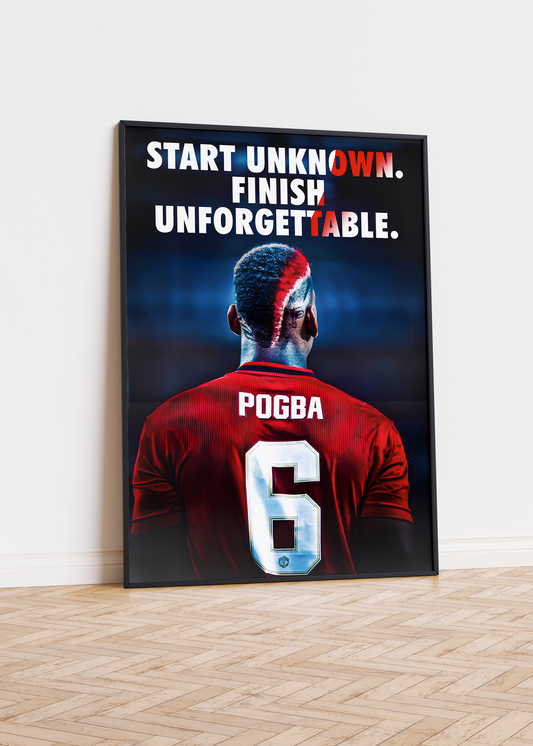 Paul Pogba 'Unforgettable' Poster