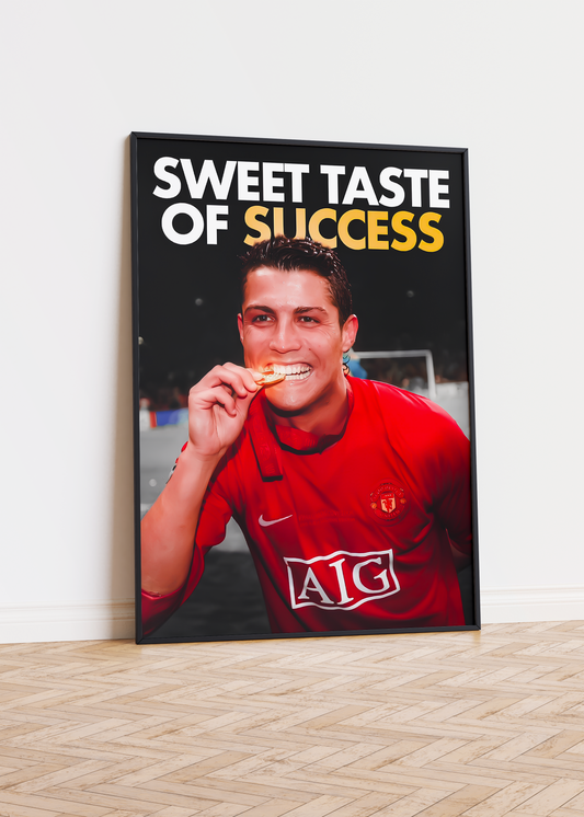 Cristiano Ronaldo 'Sweet Taste Of Success' Poster