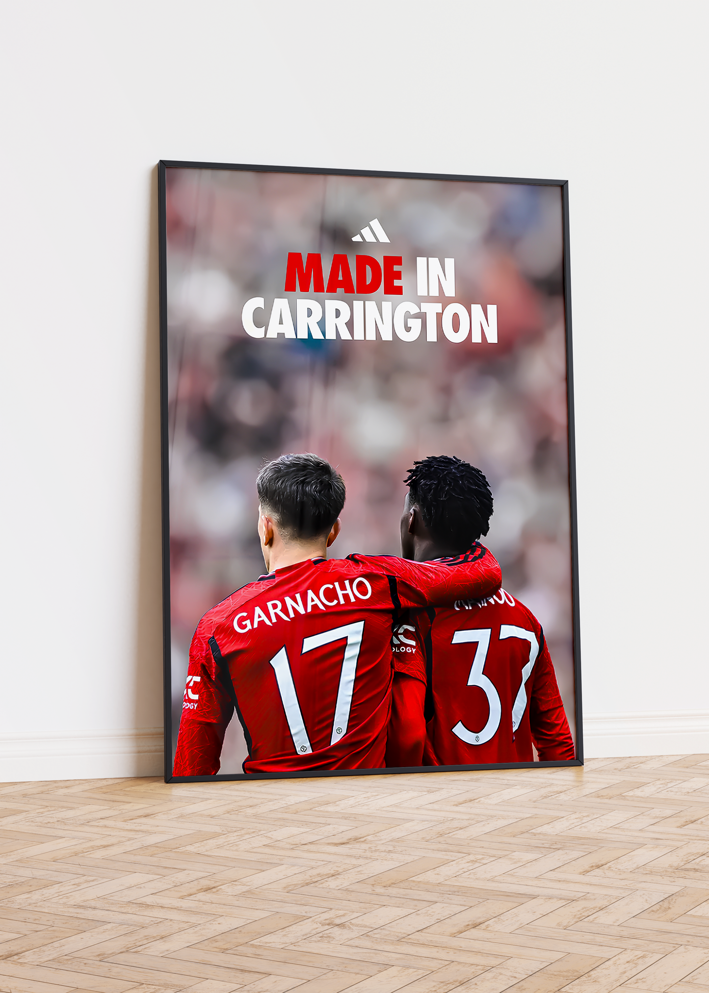 Garnacho & Mainoo 'Made In Carrington' Poster