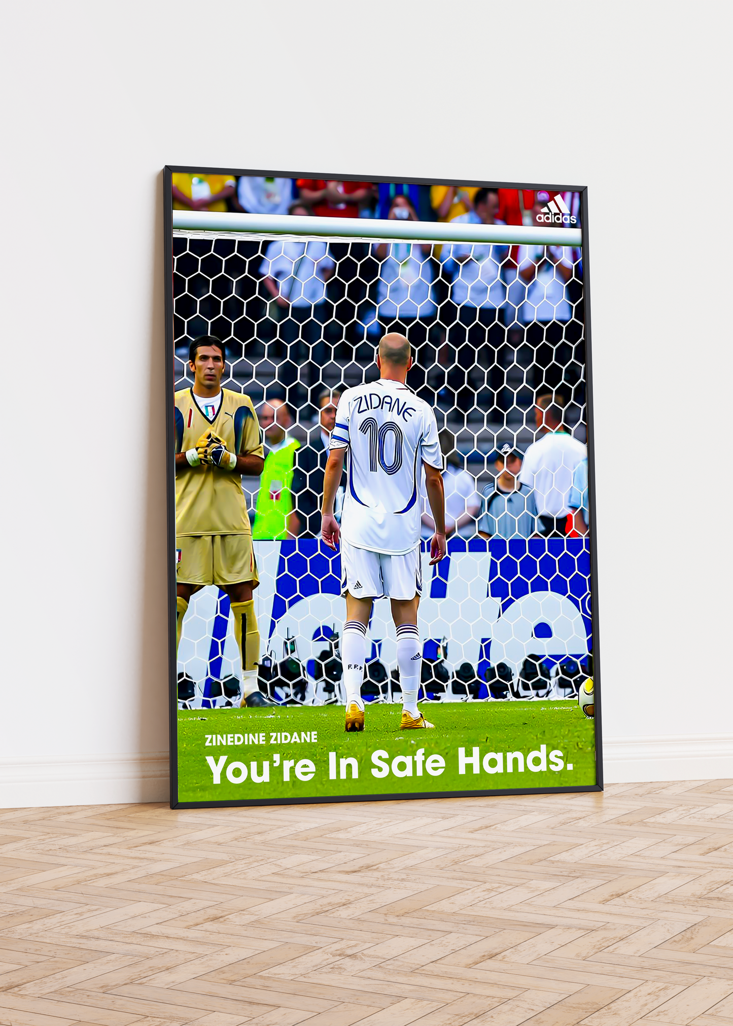 Zidane 'You're In Safe Hands' Poster