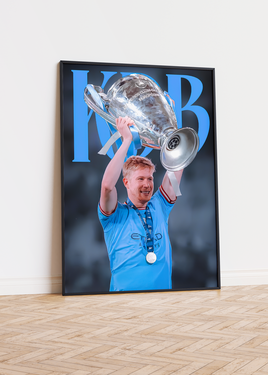 Kevin De Bruyne 'Trophy' Poster