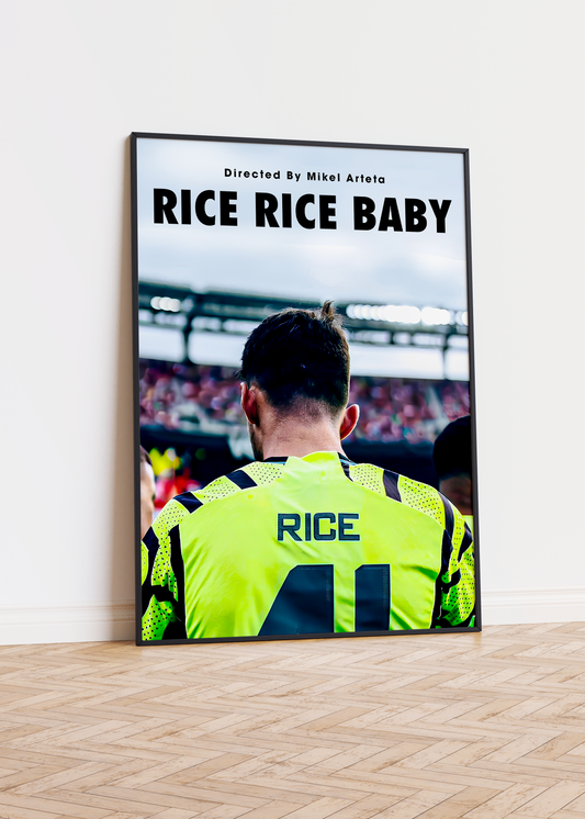 Declan Rice 'Rice Rice Baby' Poster