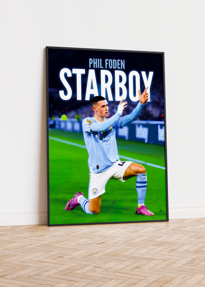 Phil Foden 'Starboy' Poster